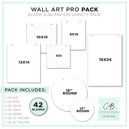 NEXT INNOVATIONS Wall Art Pro Pack Sublimation Blanks 261518012